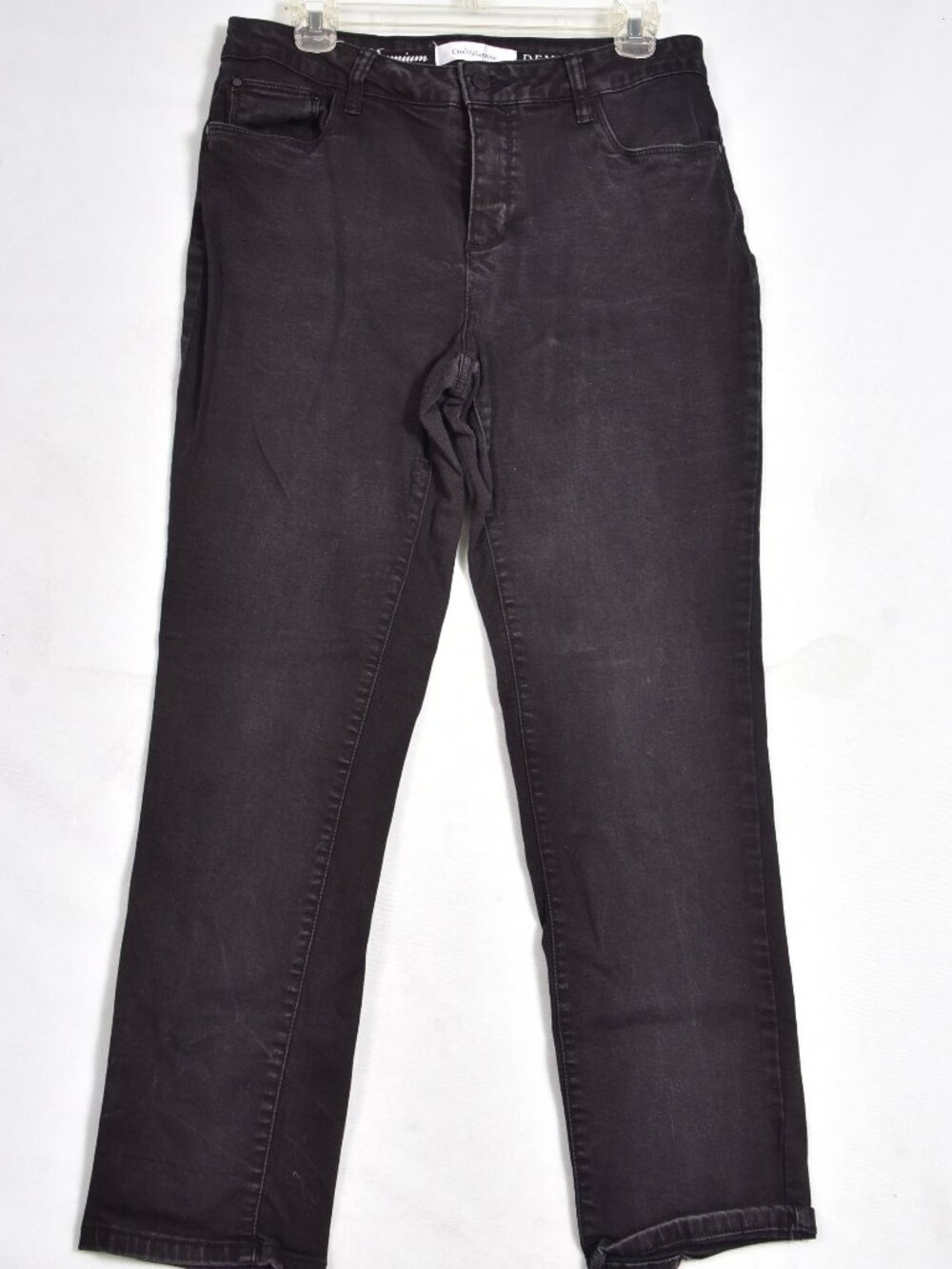 Croft and Barrow Premium Demin Black Jeans Size 10 Short